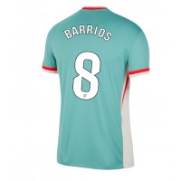 Camiseta Atletico Madrid Pablo Barrios #8 Visitante Equipación 2024-25 manga corta